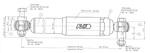 Kit: Ammortizzatore dell'asse del rimorchio AL-KO Octagon 900 -1600 kg verde con impugnatura