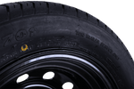 OUTLET Ruota rimorchio LINGLONG TIRE 155/70 R13 75N UNITRAILER RIM nero 4Jx13" 4x100 ET:30
