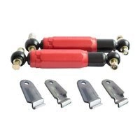 KIT SOSPENSIONE DELL'ASSE COMPLETO 2 AMMORTIZZATORI ROSSI AL-KO OCTAGON 1800-3500 kg + 4 SUPPORTI