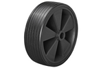 Ruota di scorta per ruotino di supporto ProPlus 341549 in gomma piena, 220x70 mm