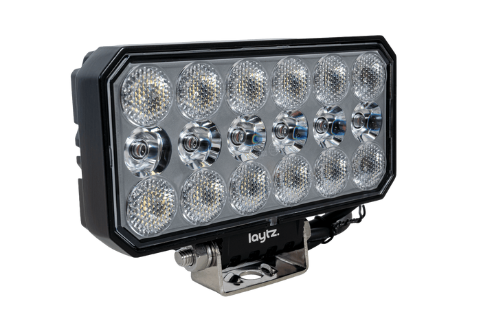 Lampada da lavoro a LED con riflettore LAYTZ LY7304, 66 LED, 5800 lm, rettangolare