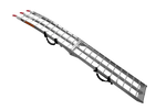 UNITRAILER ALR002 rampa pieghevole in alluminio per rimorchio 221 cm 340 kg con cinghia