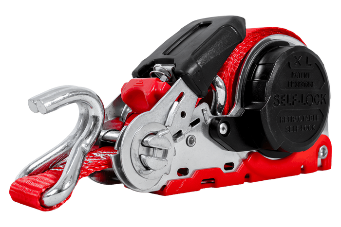 Nastro trasportatore automatico retrattile FACTY 5 m/25 mm/0,35 t rosso