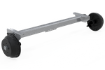 Assale frenato KNOTT VGB18MV per rimorchio/carro attrezzi 1800kg 1600mm 2070mm 5x112