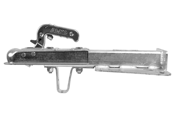 Gancio di traino AL-KO AK7 75VR per rimorchio da 750 kg con timone a V.