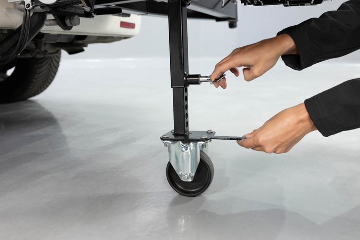 Towbox V3 Camper nero - box portabagagli da montare sul gancio di traino