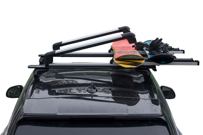 Inter Pack Frostline 6 - supporto estensibile in alluminio per 6 paia di sci o 4 snowboard
