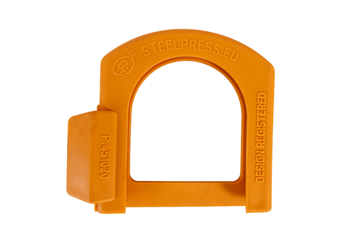 Coperchio di sicurezza per gancio a sfera STEELPRESS da 4 mm, con spazio per la spina
