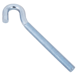 Gancio da cantiere DROMET HZ M12x165 con estremità aperta (piegata)