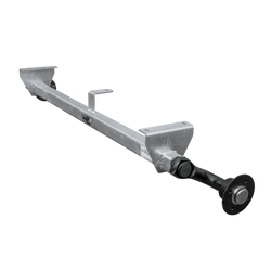 Asse KNOTT VG7-L non frenato per rimorchio 750kg 1125mm 1615mm 4x100