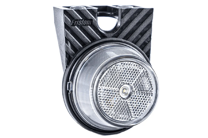 Lampada di posizione universale a LED bianca FRISTOM FT-059 con staffa angolare