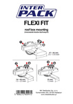 Morsetti universali Flexi Fit (set da 4) - montaggio box da tetto