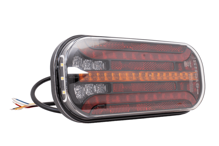 Fanale posteriore a LED FRISTOM FT-230, 6 funzioni, universale