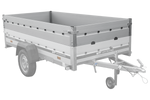 Sponde laterali in alluminio BIS per i rimorchi UNITRAILER GARDEN 264 KIPP ALU e 264/2 KIPP ALU