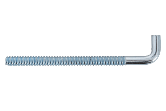 Gancio da cantiere DROMET HP M8x120 con estremità angolata (dritto)