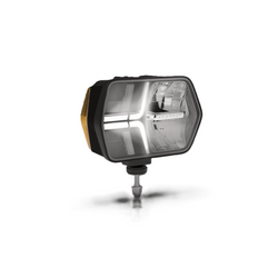 Faro anteriore a LED ASPÖCK LuxLED II con 7 funzioni, connettore DEUTSCH DT06-6S a 6 pin, lato sinistro.