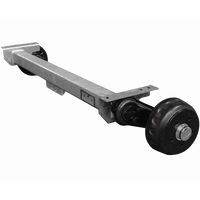 Assale frenato KNOTT VGB13M per rimorchio/porta auto 1350 kg 1200 mm 1550 mm 5x112