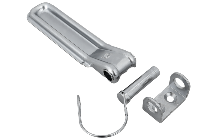 Cerniera laterale con maniglia e bullone WINTERHOFF BSCH 10-17-220+BSCHG 10-17-B+BSCHG 10-17-B montaggio laterale rimorchio completo