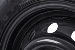 OUTLET Ruota rimorchio LINGLONG TIRE 155/70 R13 75N UNITRAILER RIM nero 4Jx13" 4x100 ET:30