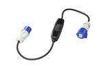 Cavo adattatore ProPlus 373589 CEE con interruttore differenziale, lunghezza 120 cm.