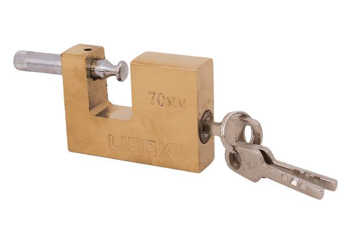 Lucchetto in ottone 70mm HERMON, diametro orecchio 10mm