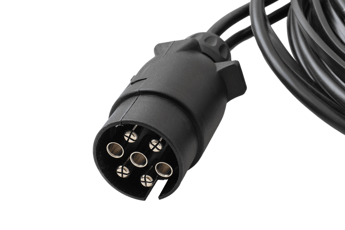 Cablaggio rimorchio impianto elettrico ASPÖCK 5 m 7 PIN baionette 2x 5 PIN