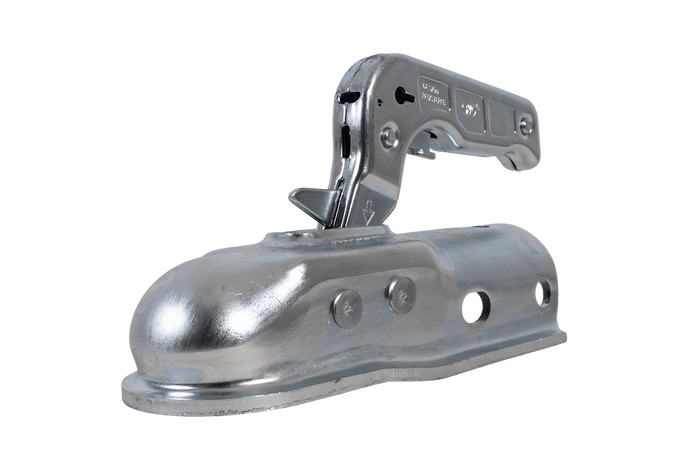 Gancio di traino a sfera STEELPRESS ZSK-1700D per rimorchio da 1700 kg con timone tubolare da 50 mm