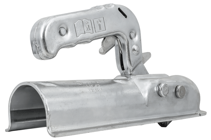 Gancio di traino a sfera AL-KO AK7 PLUS per rimorchio da 750 kg con timone tubolare da 50 mm