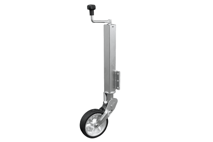 Ruota di supporto automatica UNITRAILER con maniglia 400 kg 60 mm 470-785 mm