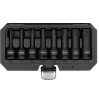 Bussole per chiavi a percussione esagonali YATO YT-1066 6-19 mm 8 pezzi.
