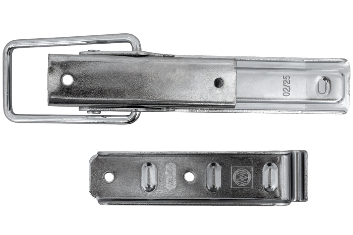 Gancio laterale con chiusura WINTERHOFF BV 10-1 + BVG 10-A chiusura laterale completa del rimorchio