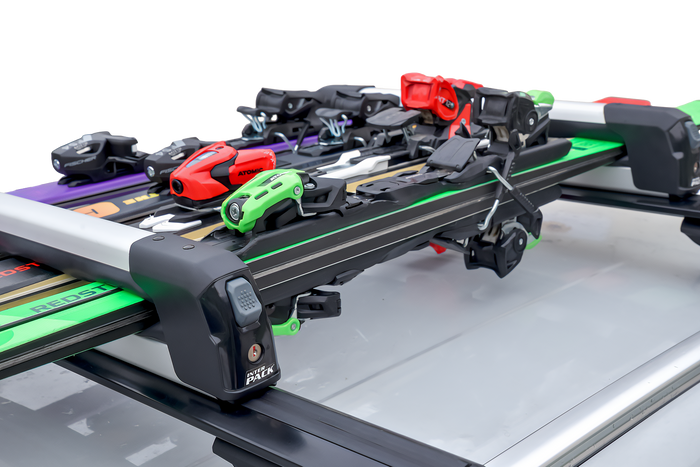 Inter Pack Frostline 4 - supporto in alluminio per 4 paia di sci o 2 snowboard