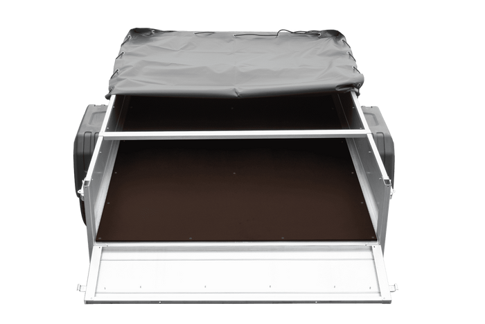 Rimorchio leggero 200x125 UNITRAILER GARDEN 201 KIPP con telone grigio