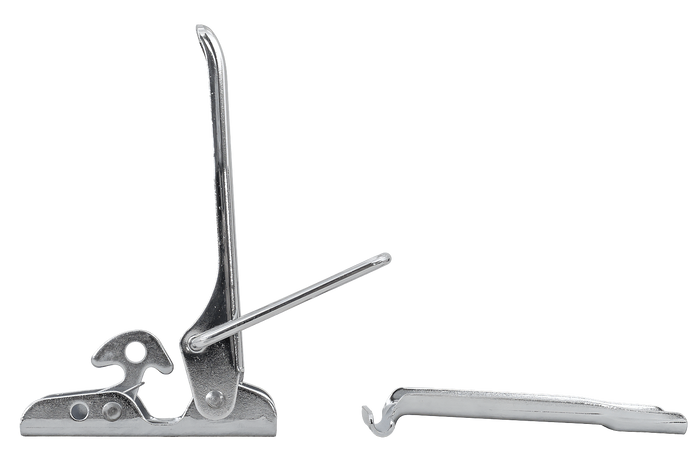 Gancio laterale con elemento di fissaggio STEELPRESS ZB-01+Z-02 per la chiusura completa del lato del rimorchio