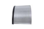 Parafango doppio per rimorchio 17,5-19,5" DOMAR DK7140 passaruota 1000/500mm in metallo con bordo in gomma