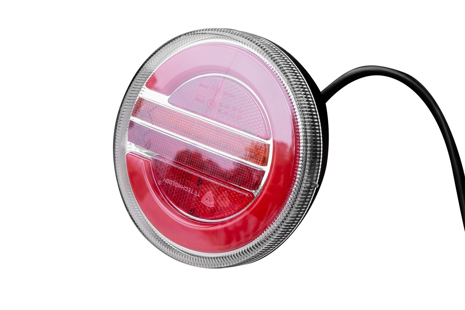 Fanale Posteriore Dyto A 5 LED Per Bicicletta, Luce Rossa Con 8 Modalità Di Lampeggio, Con Clip, Batterie Non Incluse