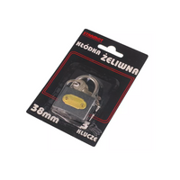 Lucchetto in ghisa 38mm HERMON, diametro occhiello 4,5mm