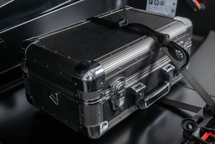 Box da tetto Inter Pack Stella 480 in kevlar nero (flexi fit G2)