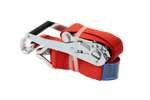 Cinghia di trasporto UNITRAILER rossa da 4 m/50 mm/5 t con tenditore
