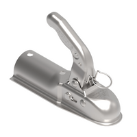 Gancio di traino KNOTT K7.5-D per rimorchio da 750 kg con timone tubolare da 60 mm