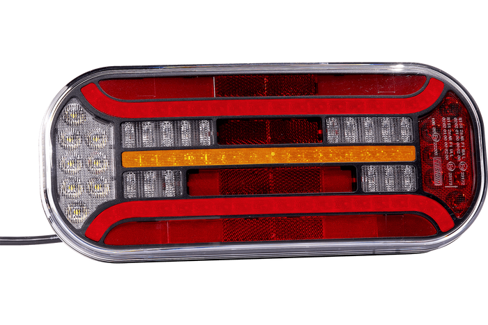 Fanale posteriore FRISTOM FT-600 LED, 6 funzioni, destro