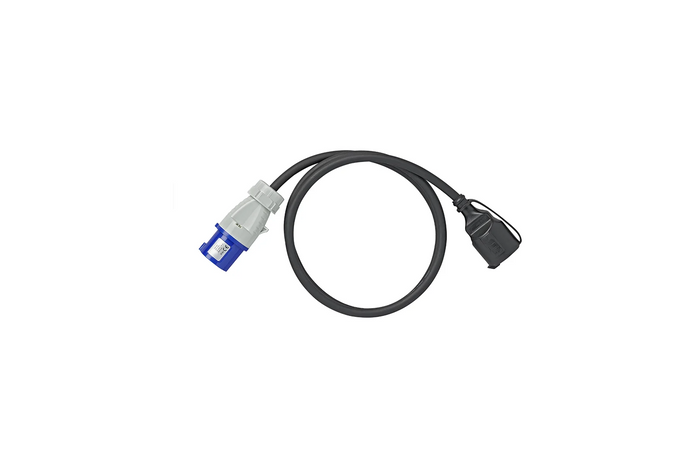 Adapter kempingowy kabel 150 cm 3 x 2,5 mm2 z wtyczką CEE do gniazda ze stykiem ochronnym