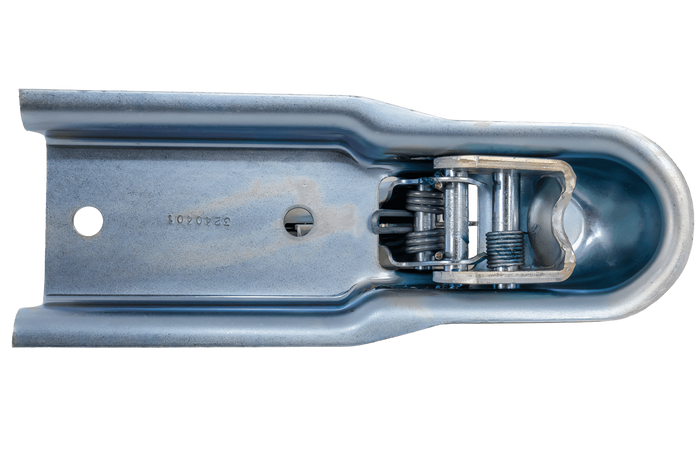 Gancio a sfera KNOTT KQ14-C per rimorchio da 1400 kg con timone quadrato da 70 mm