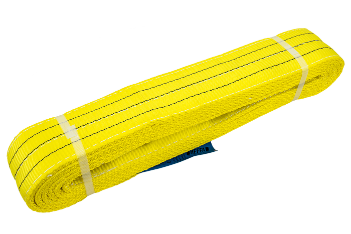 Cinghia di sollevamento HEFFA 6 m/90 mm/3 t con anelli