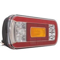 Fanale posteriore a LED FRISTOM FT-130 COF, 6 funzioni, universale