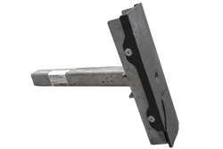 Supporto laterale piatto OUTLET UNITRAILER, lunghezza 30 cm, altezza 40 cm, per rimorchio per barca, GRIGIO
