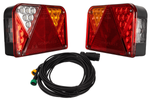 Luci posteriori a LED DOBPLAST DPT35 + cablaggio MANTES 7m 7 PIN