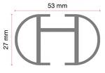 Ringhiera G3 60.045 RR 145cm