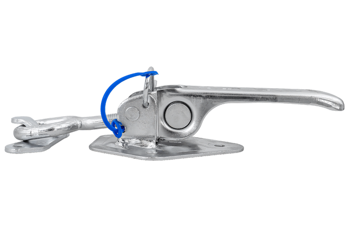 Gancio laterale con fissaggio STEELPRESS ZB-15A+Z-15, chiusura eccentrica completa del lato del rimorchio