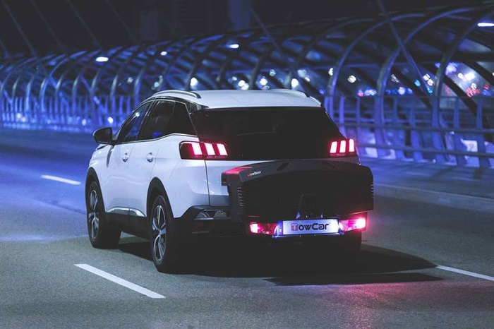 Towbox EVO classic gray - box portabagagli da montare sul gancio di traino